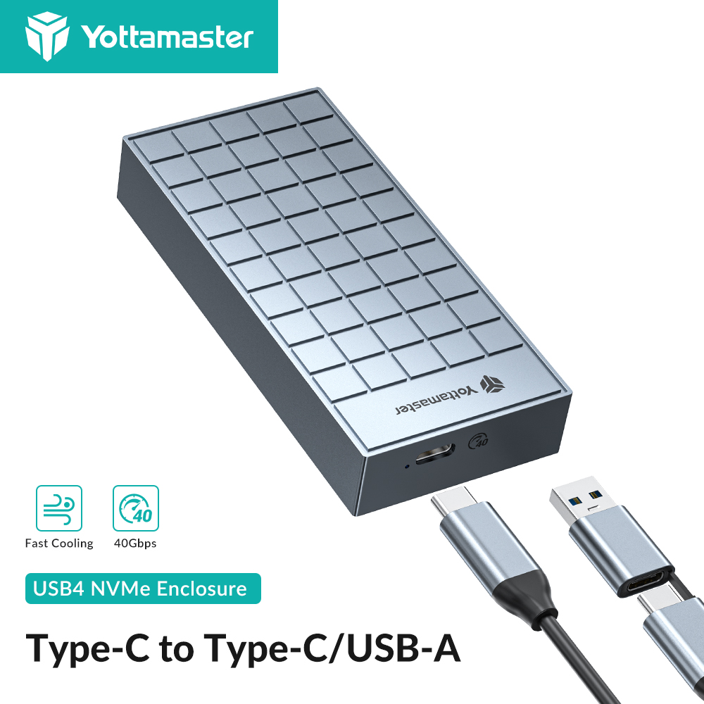 Thunderbolt 4 External Ssd 4Tb - Yottam84- Boîtier SSD M.2 NVMe, 40Gbps,