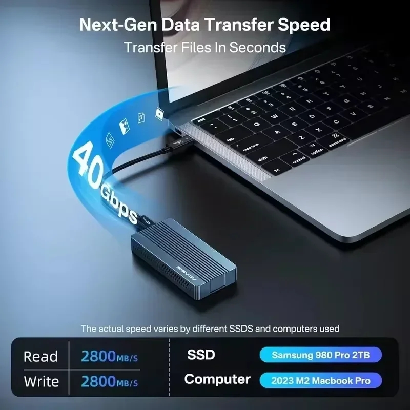 Boîtier SSD M.2 NVMe ACASIS 40 - 8Tb M2 Nvme Ssd avis et prix